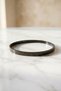 Steel Thea Greek Patterned Handcuff Bracelet Black Color |   Anti-Tarnish, Men'S, 2-Year Warranty - 4