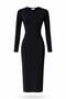 Black Backless Long Dress - 2