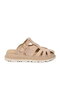 Beige Suede Flexible Lightweight Genuine Leather Women's Slippers Z797 Z - 2