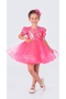 Girl's Pink Sequined Tutu Dress 2-Piece-1701P - 2