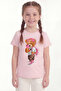 Printed Short Sleeve Girls' T-Shirt B1