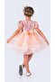 Girl's Salmon Sequined Tutu Dress 2-Piece-1701S - 3