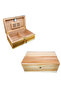Cedar Wood Cigar Humidor Case Large Capacity Cigar Storage Box W/Humidifier & Hygrometer - 4