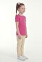 Printed Short Sleeve Girls' T-Shirt B11 - 3