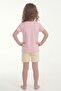 Printed Short Sleeve Girls' T-Shirt B10 - 4
