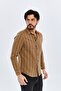 Men's Shirt 12-5204 Brown - 3