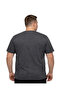 Men's Large Size Anthracite Crew Neck Short Sleeve Central T-Shirt 3Xl-4Xl-5Xl-6Xl - 2