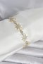 Stylish Brass Gold Color Pole Star Model Women's Bracelet Teachers Mothers Valentine's Day Gift