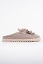 Fri̇nge Suede Leather Bow Detailed Casual Comfortable Closed-Front Women's Tassel Loafer Slippers - 3