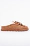 Fri̇nge Suede Leather Bow Detailed Casual Comfortable Closed-Front Women's Tassel Loafer Slippers - 3
