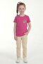 Printed Short Sleeve Girls' T-Shirt B11 - 2