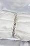 Stylish Brass Silver Color Honeycomb Model Zircon Stone Women's Bracelet Teachers Mothers Valentine's Day He - 2