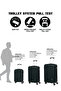 Para John ABS Hardside Luggage Set 20” + 24” Spinner Trolley Suitcases Lightweight Travel Bags - 6