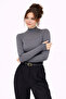 Women's Turtleneck Finger Detail Savior Bodysuit - 4