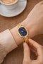 Athira Women's Steel Watch Gold Color Navy Blue Dial Classic Band Oval Case Stylish, Luxury Wristwatch 2026 - 4