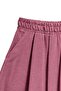 4612 Women's Pleated Loose Skirt with Side Pockets, Plum - 2