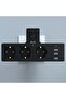 Ftr-12 Thermal Current Protected Triple Socket - Blic Pd 20W Usb-C + 3 Usb-A Inputs - 2500W 10A - 7