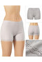 Combed Cotton Camisole Shorts with Lace Gray Shorts XL