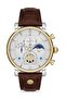 Tm105T-02Kg Brown Leather Cord Men's Wristwatch