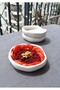 2 Pieces Porcelain Curved Mini Oven Dish Small Size Presentation Plate Appetizer Salad Plate 14 cm Asymmetrical - 4