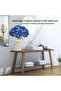 5Pcs Artificial Hydrangea Flowers with Vase, Silk Fake Flowers Arrangements for Home Office Decor - 3