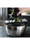 Steel Vegetable Dehydrator - Mixing Bowl - Premium Quality Silicone Non-Slip Base with Grater Attachment - 2