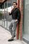 Anthracite Basic Men's Trousers E6576 - 8