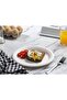 Disposable Sugarcane Pulp Paper Plates 7 Inch – 25 Piece Set - 3