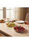 Set of 2 24 cm Medium Size Glass Salad Bowls Gilded - 2