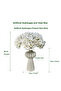 5Pcs Artificial Hydrangea Flowers with Vase, Silk Fake Flowers Arrangements for Home Office Decor - 7