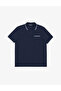 Navy Blue Regular Fit 100% Cotton Buttoned Polo Collar T-Shirt 50327859-Vr033 - 6