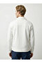 Buttoned Design Seasonal Jacket with Hidden Pocket Detail - 4