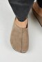 Melissa Women's Genuine Leather Front-Stitched Sabo Mink Slippers - 8