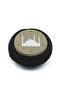 Mosque Yellow - Black Fabric - Green Skullcap - Crossed Wrap - Mosque Embroidered - 7 Meters