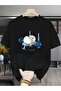Unisex Gym Egg Printed Oversize Crew Neck T-Shirt