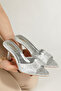 Women's Pointed Toe Thin Heel (9cm) Slippers Sandals Cmy