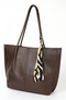 Women's Leather Shopper Large Shoulder Bag Brown - Cnt2001 - 5