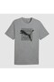 Graphic men's gray casual style t-shirt 69177503