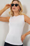Women's Sleeveless Bodysuit 4347 - White - 3