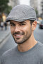 Linen Flared Pattern Duckbill Cap Hat - 2