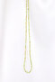 Zebercet Peridot Stone Necklace Natural Stone Faceted Cut 2-3 mm - 3