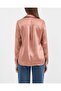 3964 Lightly Flowing Satin Shirt - Camel - 3