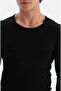 Men's Thermal Underwear Top V-Neck Short Sleeve D6030 - Black / Ecru Options - 5