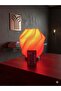 مصباح طاولة مزخرف بإضاءة LED RGB ذو مظهر عصري ومصباح ليلي مع جهاز تحكم عن بعد - 3