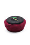 Hajj Umrah Sarige - Burgundy Fabric - Black Skullcap - Plain Wrap - Mecca-Medina - 5 Meters