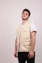 All colors summer men's fabric hunting vest with multiple pockets - 3