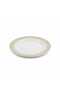 Premium 9" Disposable Plastic Plates – Golden Small Round Border, 35 g, 10PCS - 2