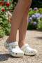 Calx Women's Closed-Front Sabo Slippers with Buckle, Comfortable Daily Use Light Sole Slippers Bnt215 - 6