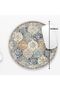 Carpet Patterned 27 Round Mousepad, Mouse Pad, Diameter: 19.50 cm - 2