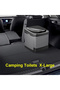 Portable Folding Travel Toilet Outdoor Camping Hiking Beach Durable ABS with Storage Bag - 4